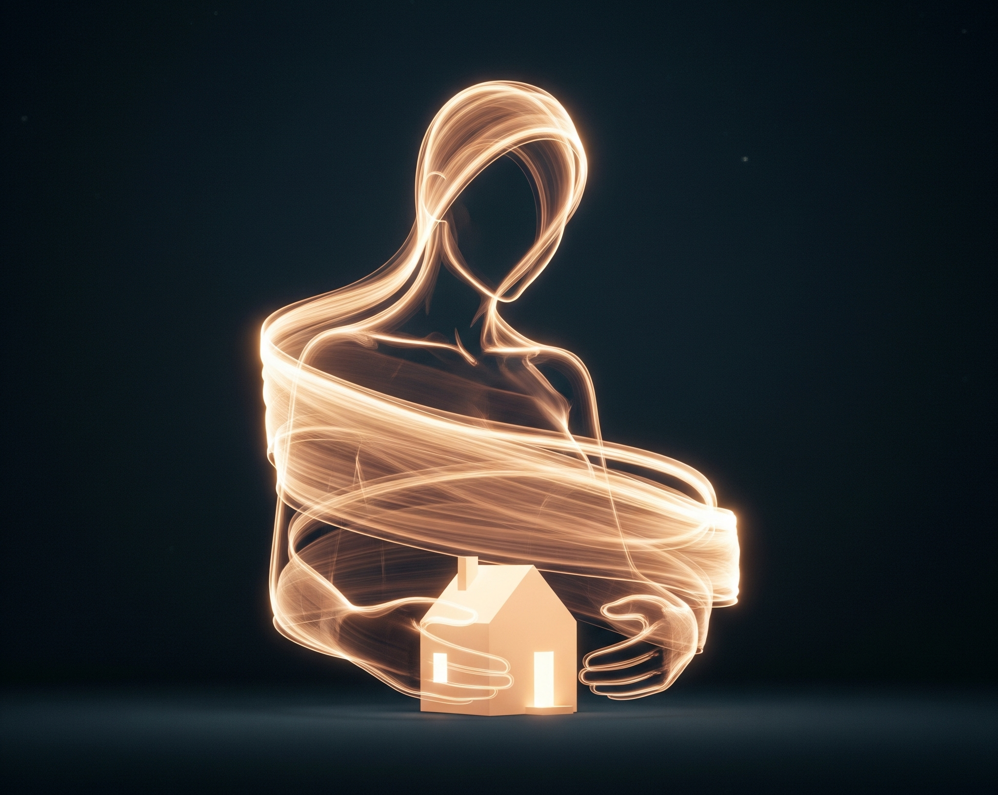 Lararium moderno rappresentando la protezione digitale di Lare